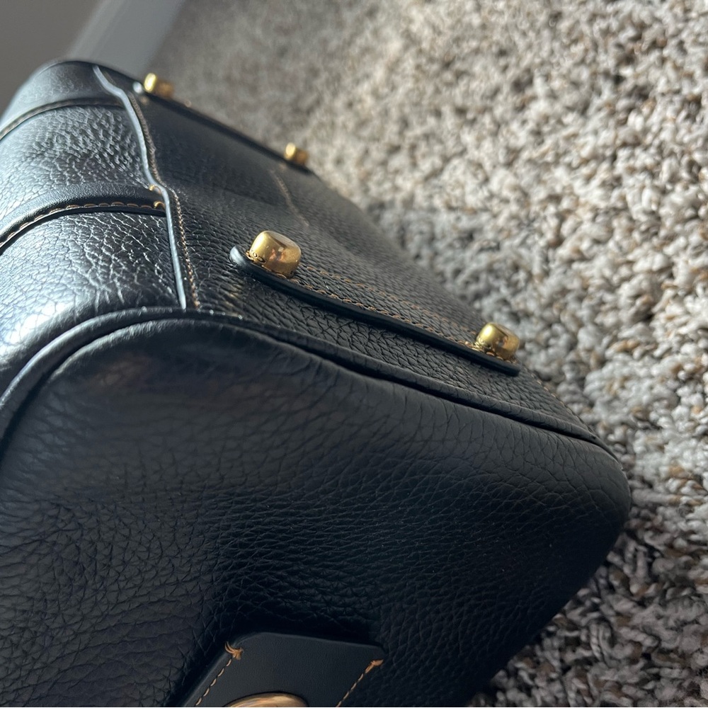 Coach Ruby and Pebbled Leather Satchel 25 - Picture 7 of 10